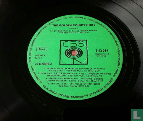 The Golden Country Hits Volume II - Image 3