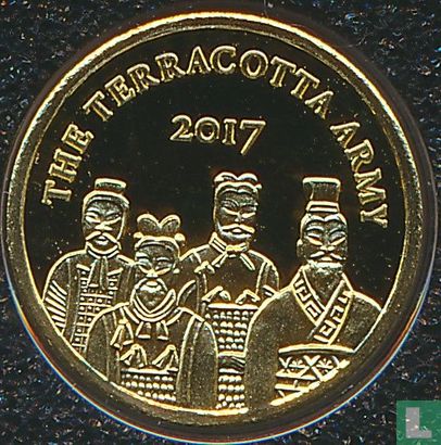 Niger 100 francs 2017 (PROOF) "The Terracotta Army" - Afbeelding 1
