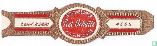 Bouwbedrijf Piet Schutte Zaandam - telef. K 2980 - 4555 - Afbeelding 1