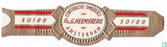 Constructie Smederij Fa. G. Heemskerk Amsterdam - 50189 - 50189 - Afbeelding 1