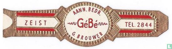 Aann. Bedr. Gébé G. Brouwer - Zeist - Tel. 2844 - Bild 1