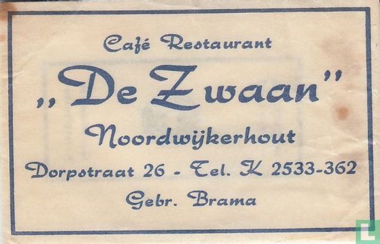 Café Restaurant "De Zwaan" - Bild 1