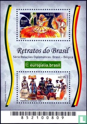 Joint issue Belgium and Brazil