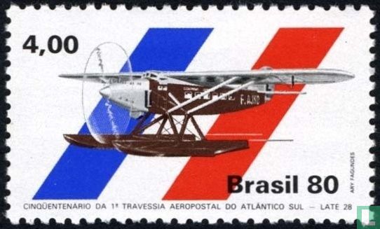 De 50e verjaardag van de eerste Zuid-Atlantische luchtpostvlucht