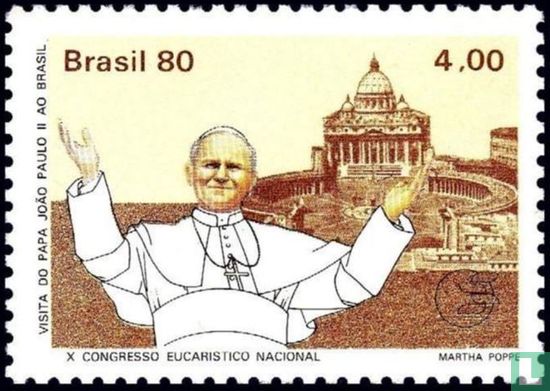 Visite du pape Jean Paul II 