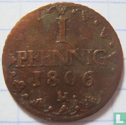 Saxony-Albertine 1 pfennig 1806 - Image 1
