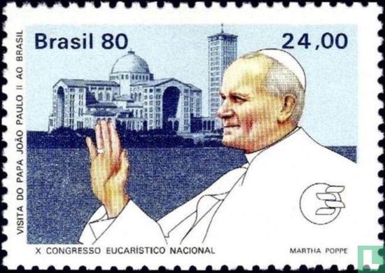 Bezoek van paus Johannes Paulus II
