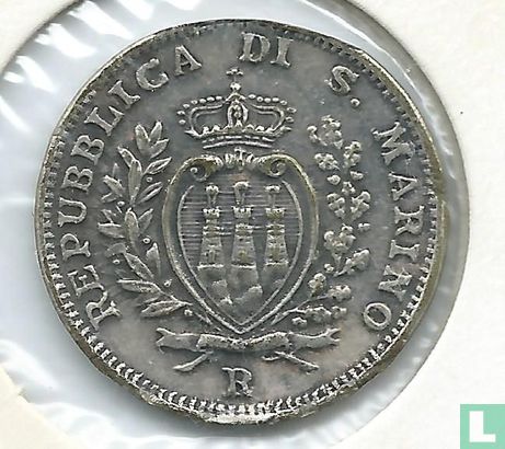 San Marino 10 centesimi 1928  - Afbeelding 2