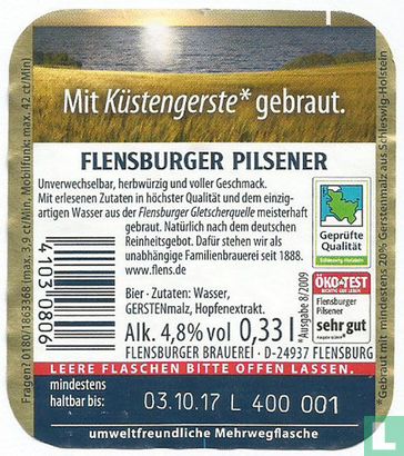 Flensburger Pilsener   - Image 2