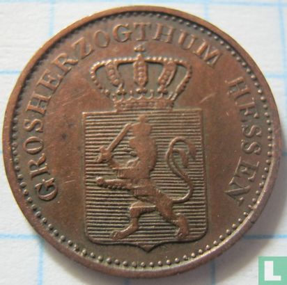 Hessen-Darmstadt 1 pfennig 1867 - Afbeelding 2
