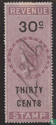 a 1874 Queen Victoria 30 cents