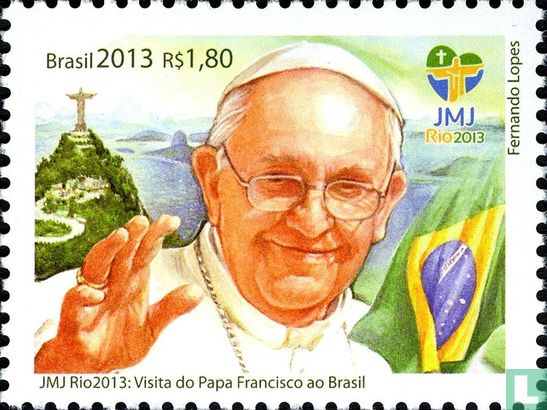 Paus bezoek in Brazilië