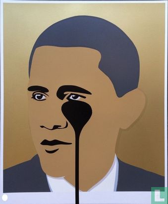 Crying Obama (Gold) - Afbeelding 1