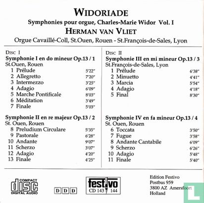 Widor    Symphonies for Organ  (1) - Image 2