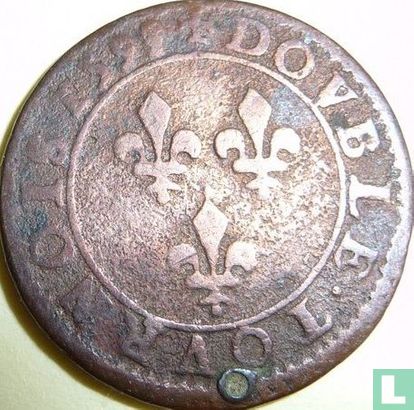 France double tournois 1599 (A) - Image 1