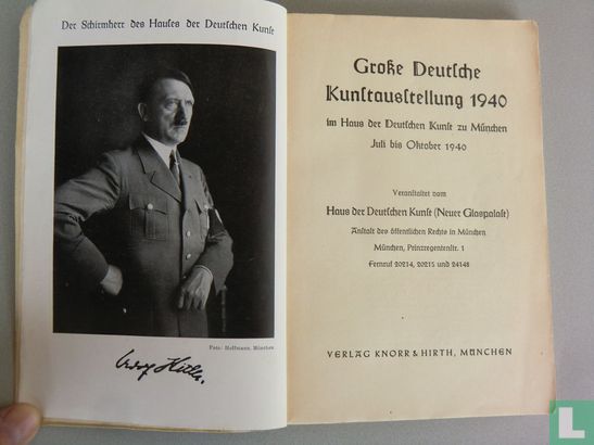 Grosse Deutsche Kunstausstellung 1940 - Image 3