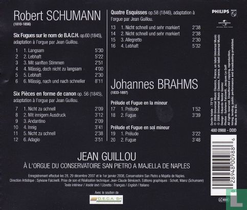 Schumann - Brahms   Organ Works - Image 2