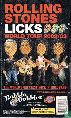 Rolling Stones: folder Licks Tour  - Afbeelding 1