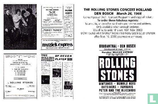 Rolling Stones: folder Den Bosch Brabanthal  - Afbeelding 1