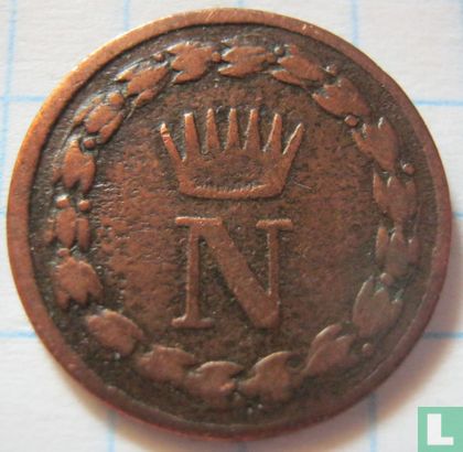 Kingdom of Italy 10 centesimi 1811 - Image 2