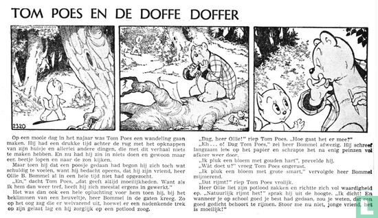 Tom Poes en de Doffe Doffer  - Image 1