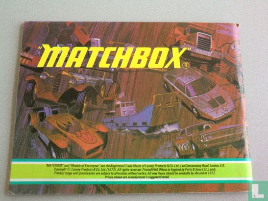 Matchbox Collectors Catalogue 1972 - Bild 2