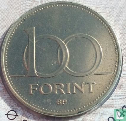Ungarn 100 Forint 1998 (Kupfer-Nickel-Zink) - Bild 2