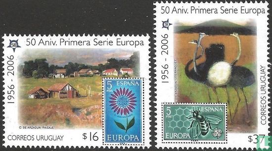 50 years Europa stamps