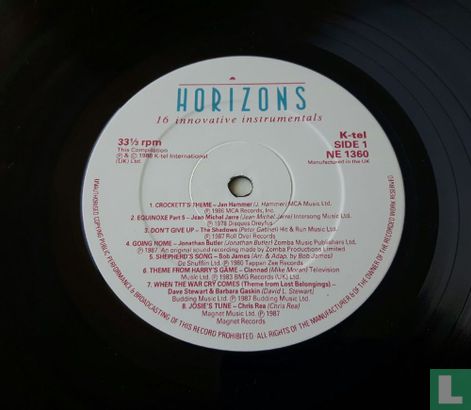 Horizons - 16 Innovative Instrumentals - Bild 3