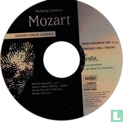 Wolfgang Amadeus Mozart: Piano Concertos Nos 11, 14 Concerto for 2 Violins - Image 3