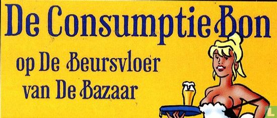 De consumptiebon op De Beursvloer van De Bazaar