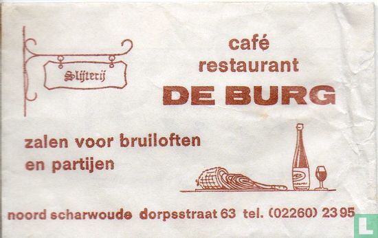 Café Restaurant De Burg - Afbeelding 1