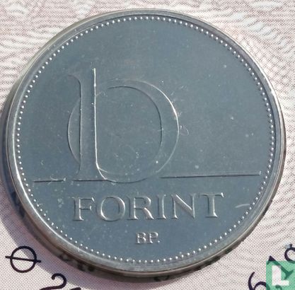 Hongrie 10 forint 1998 - Image 2