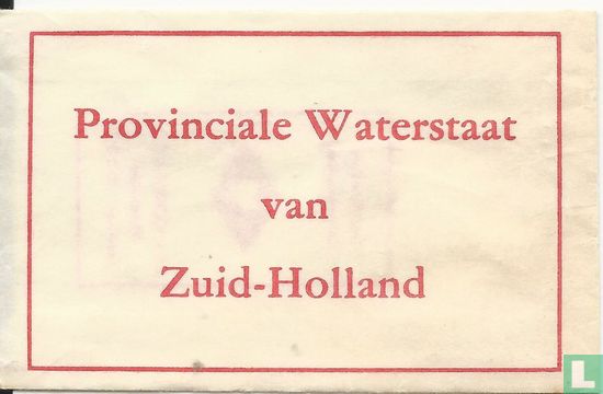Provinciale Waterstaat van Zuid-Holland - Afbeelding 1