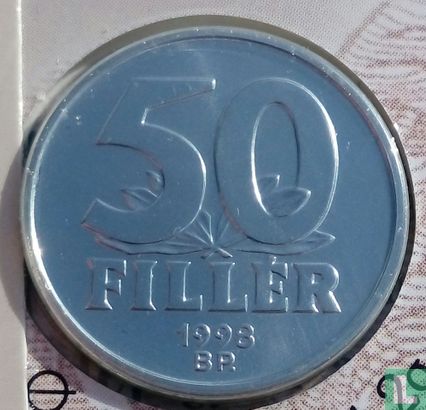 Hongrie 50 fillér 1998 - Image 1