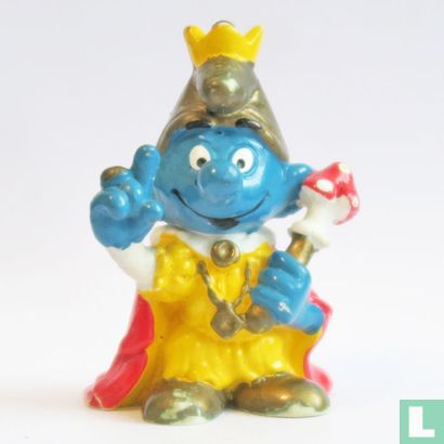 Emperor Smurf (yellow crown / golden hat) - Image 1