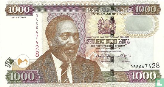 Kenia 1000 Shilling 2010 - Afbeelding 1