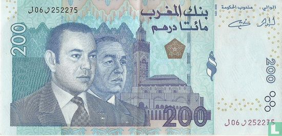 Maroc 200 Dirhams 2002 - Image 1