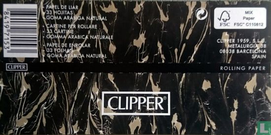 Clipper the marble collection king size Black 