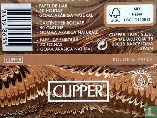 Clipper the marble collection Standard Size Brown 