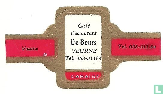 Café Restaurant De Beurs Veurne Tel. 058-31184 - Veurne - Tel. 058-311.84 - Image 1