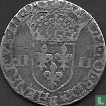 France ¼ écu 1583 (K) - Image 2
