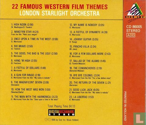 22 Famous Western Film Themes - Afbeelding 2