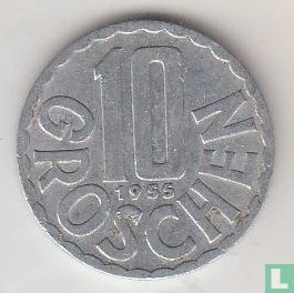 Austria 10 groschen 1955 - Image 1