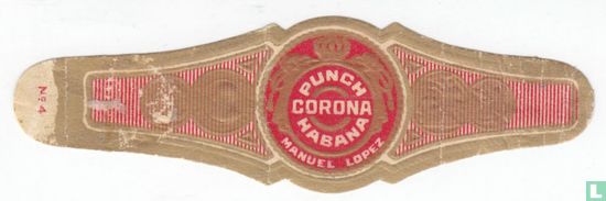 Punch Corona Habana Manuel Lopez  - Afbeelding 1