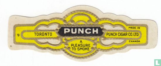 Punch a Pleasure to Smoke - Toronto - Punch Cigar Co. Ltd.  [Made in Canada]  - Afbeelding 1