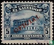 National Theater with overprint