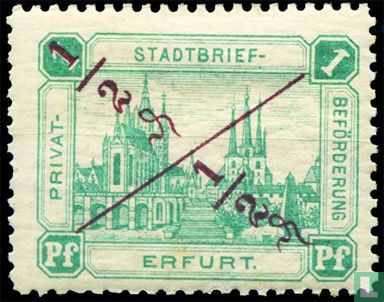 Erfurt Dom (with overprint) - Image 1