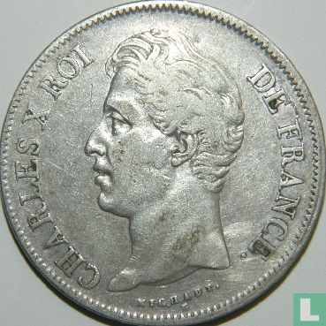France 5 francs 1830 (Charles X - L) - Image 2