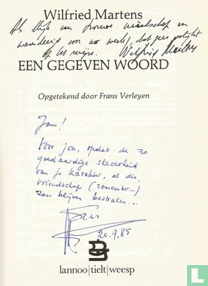 Frans Verleyen & Wilfried Martens